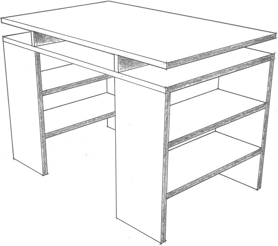 Desk Donald Judd Furniture