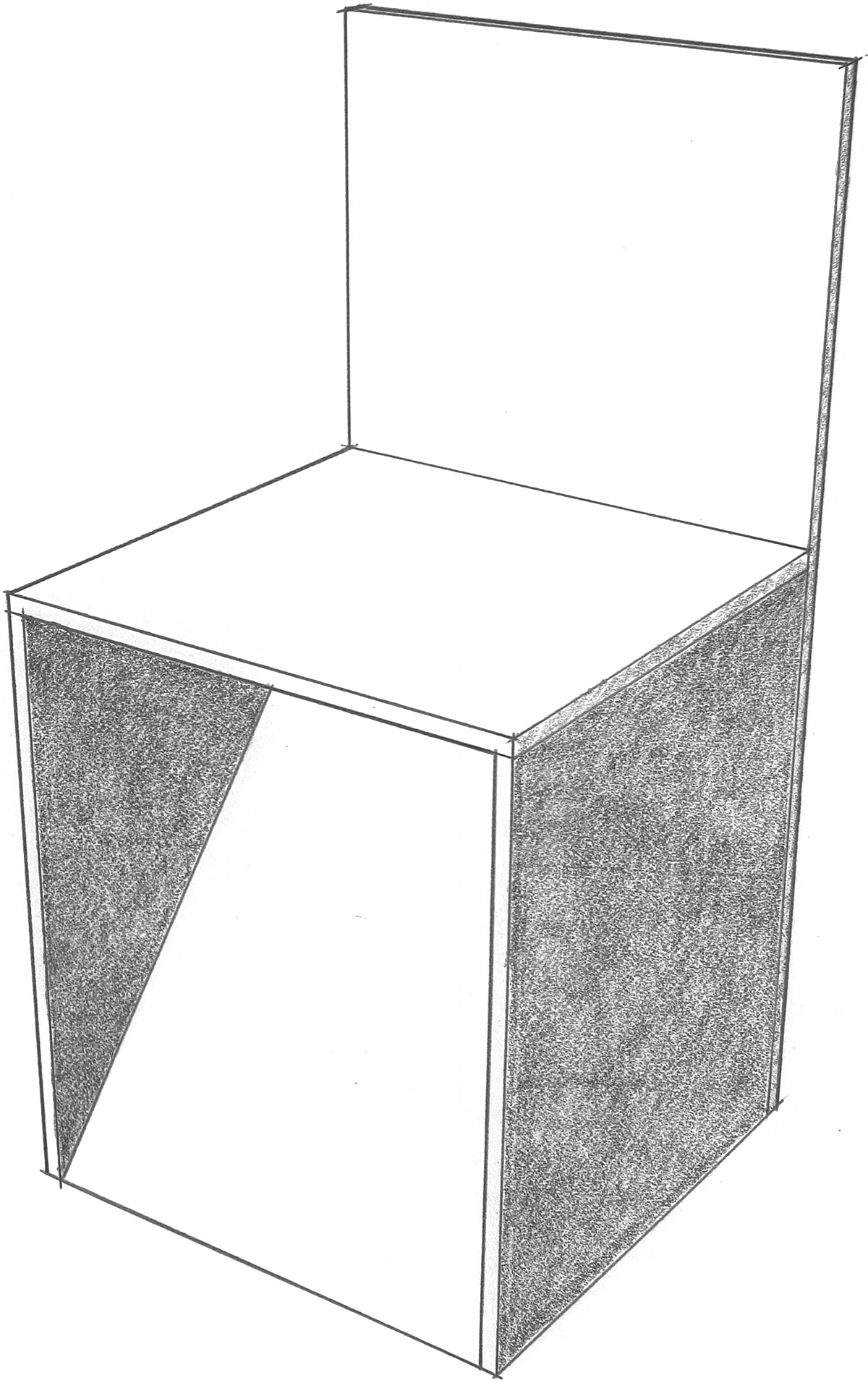 Forward Slant Plywood Chair | Donald Judd Furniture