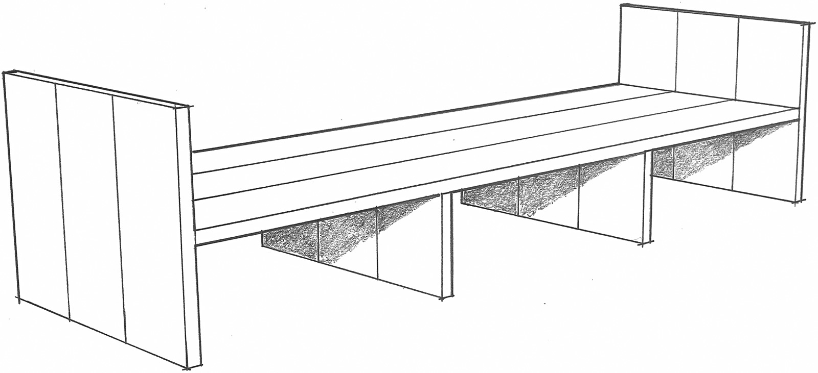 Pool Bench | Donald Judd Furniture