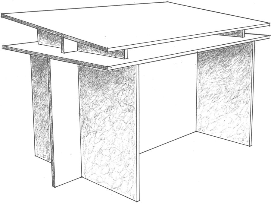 Standing Desk Donald Judd Furniture